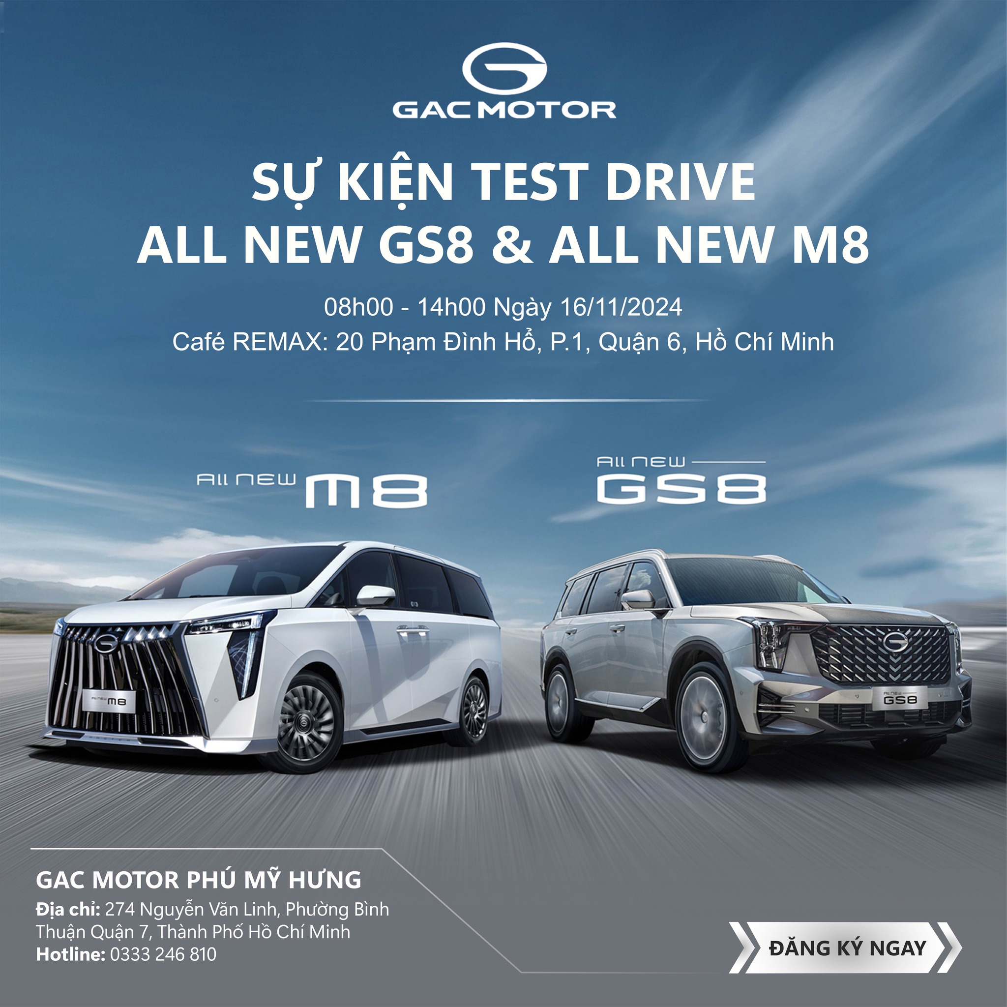 SỰ KIỆN LÁI THỬ XE GAC MOTOR PHÚ MỸ HƯNG